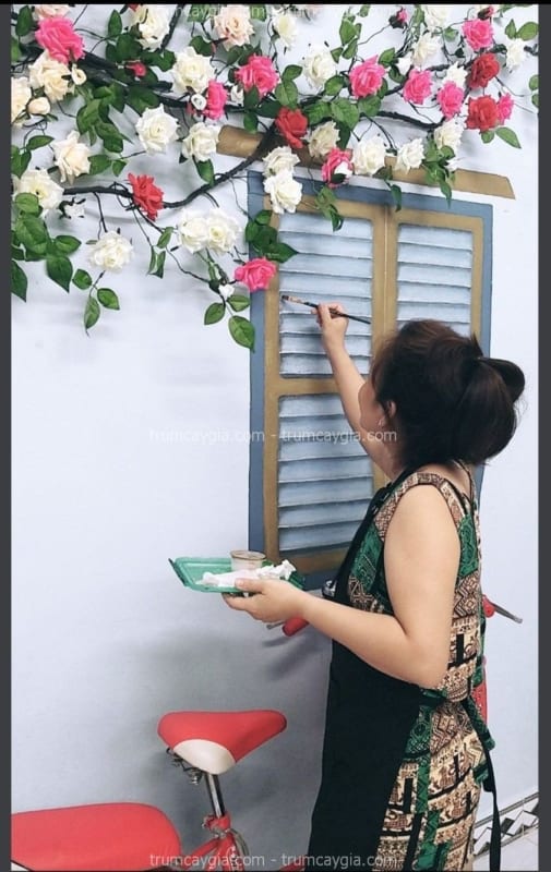 Hoa hồng leo giả quận 4
