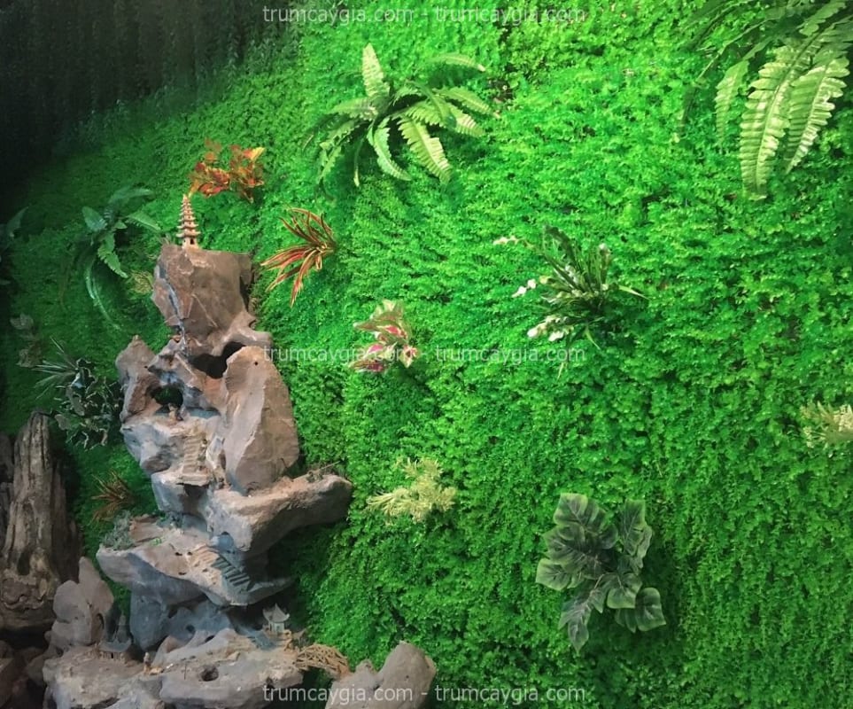 mẫu vách cây giả đẹp