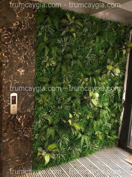 Trang Trí Tường Cây Giả