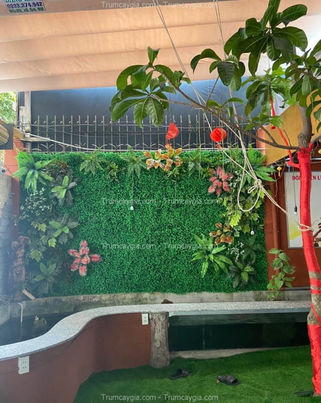 Tường Cây Giả Tại Quận 8 TPHCM, Tường Cây Giả Tại Quận 8 TPHCM,